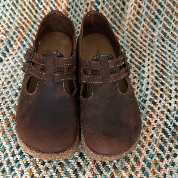 Comfortfube brown oiled leather size 36 maryjane shoes - Picture 5 of 5